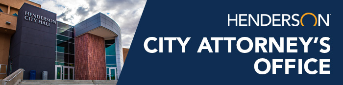 The City of Henderson announces an examination to create an Eligibility List and to fill one (1) or more vacancies for the classification of Assistant City Attorney I - Criminal Division within the City Attorney's Department. The Eligibility List may be utilized to fill vacancies for this classification for up to one (1) year.